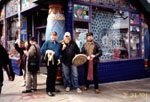 Posing on the Haight street, San Francisco. 2001